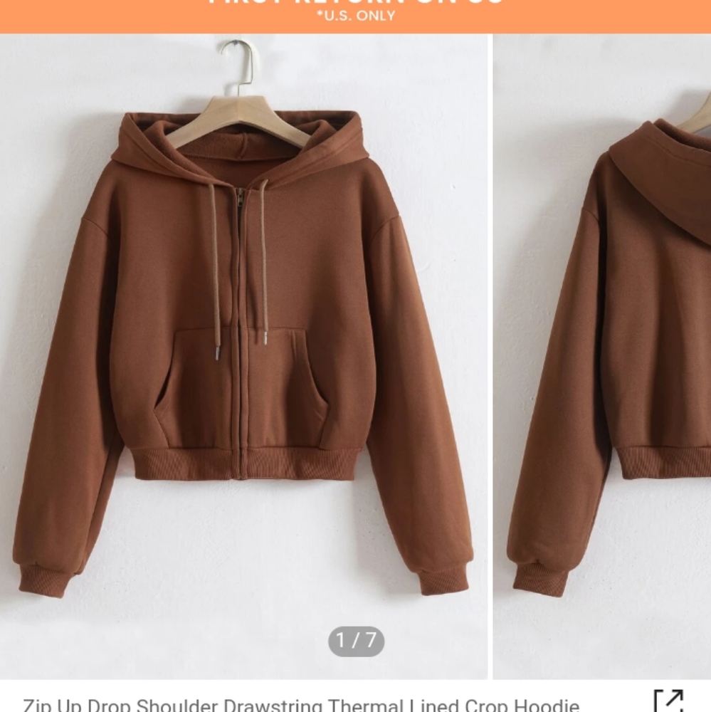 Brown Zipup